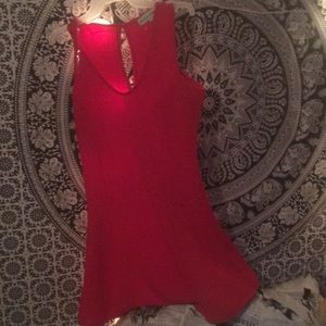 A red party dress